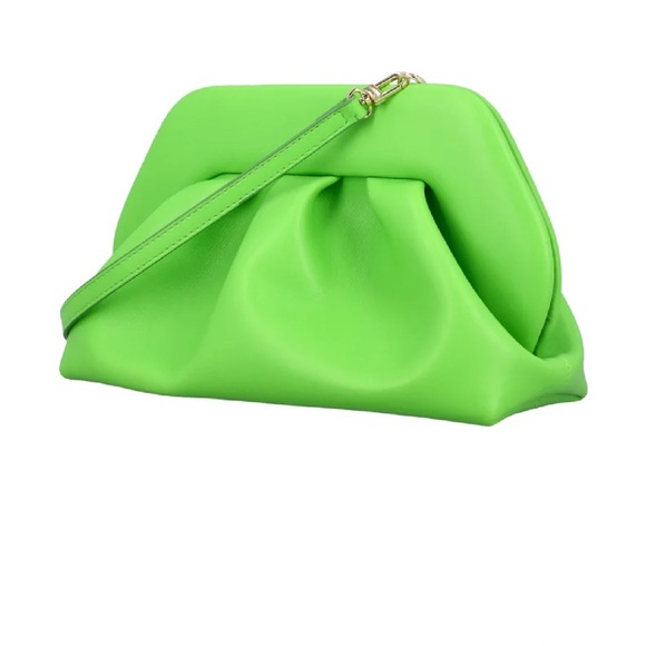 The Moire bag. Tia Ruched clutch 100% artificial leather. - Picture 3 of 9